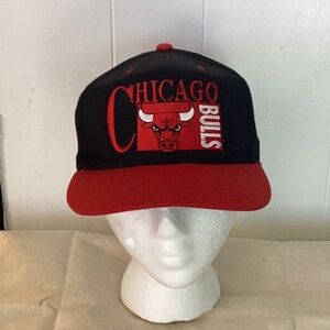Chicago Bulls Black and Red NBA Hat